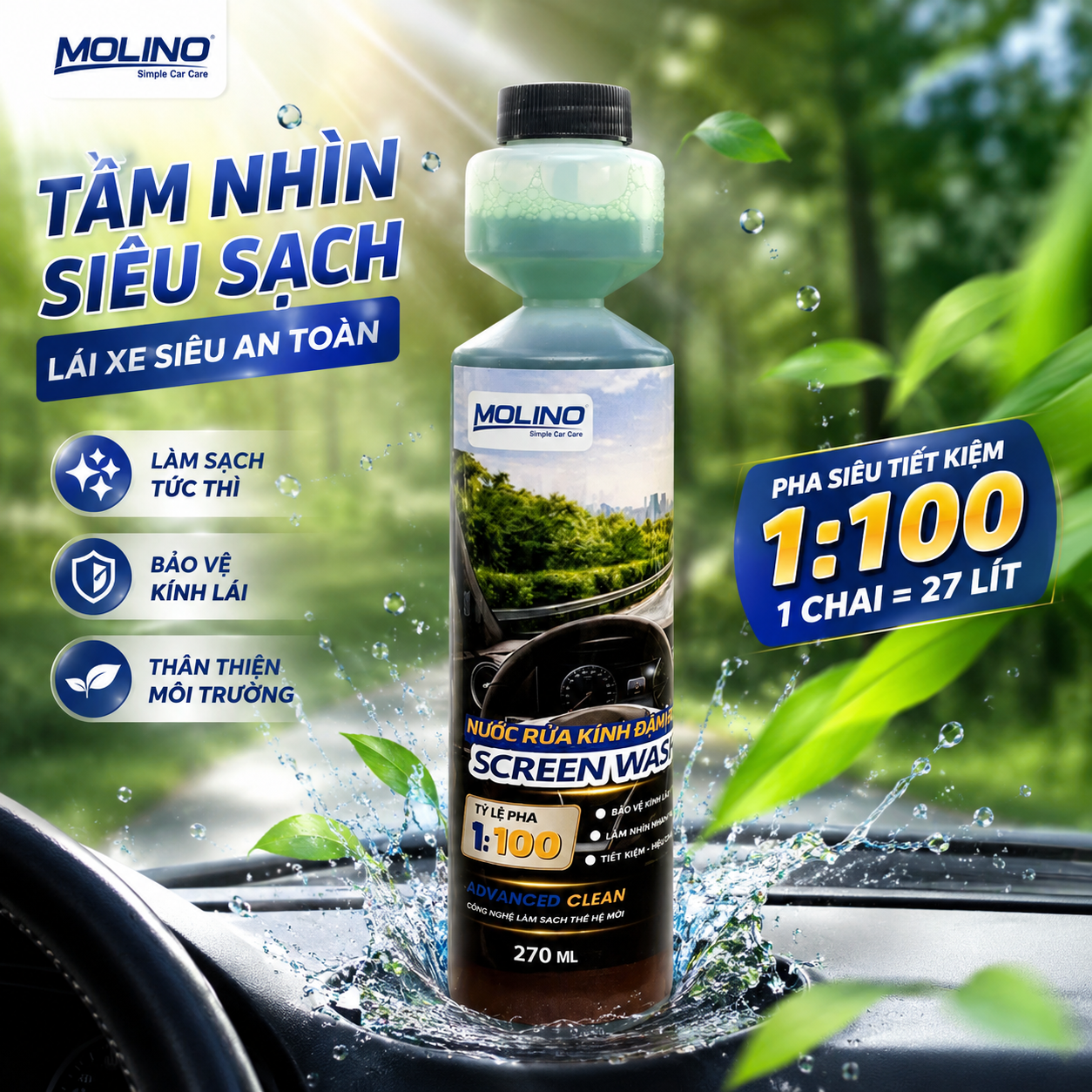 nuoc-rua-kinh-o-to-dam-dac-molino-270ml-ty-le-pha-1100-lam-sach-kinh-tay-dau-mo-keo-dai-tuoi-tho-gat-mua-3