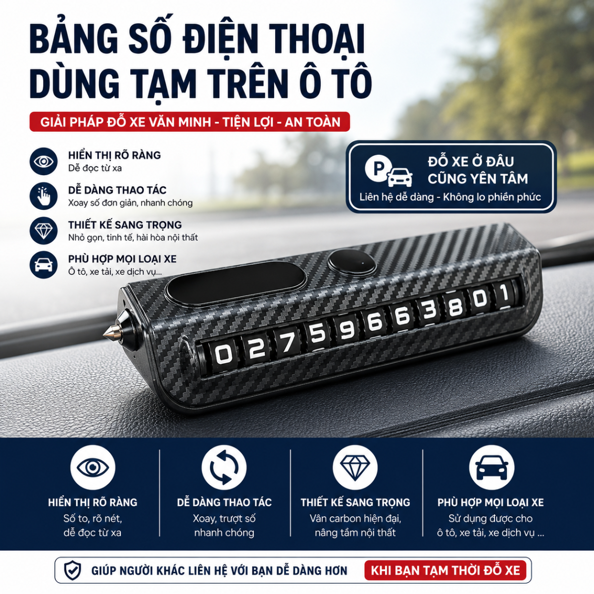bang-so-dien-thoai-de-tren-o-to-xoay-an-hien-so-gan-taplo-cao-cap-bao-ve-quyen-rieng-tu