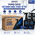 Chai xịt vệ sinh nội thất ô tô MOLINO Interior Cleaner 600 ml